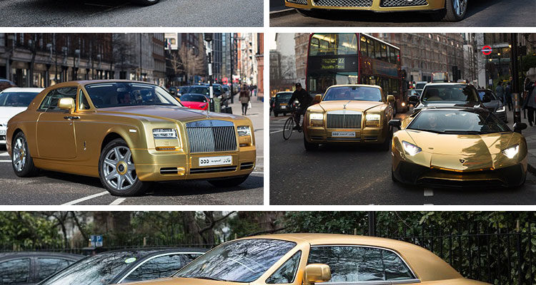 The Gold Supercars of London - Gold Blog