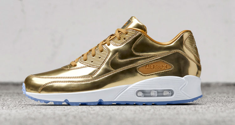 nike air max 90 gold